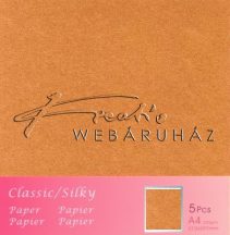Metál fényű papír - Réz színű karton 250gr - kétoldalas