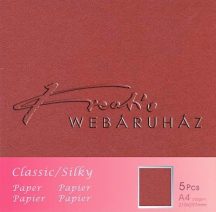 Metál fényű papír - Wine - borvörös színű karton 250gr - kétoldalas