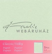 Metál fényű papír - Menta színű karton 250gr - kétoldalas