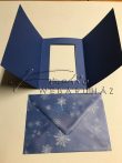   Boríték - Transzparens boríték - Hópelyhes, kék - 3 db-os készlet