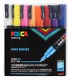 Posca filc készlet, 0,9-1,3 mm, UNI Posca PC-3M - 16 színű készlet