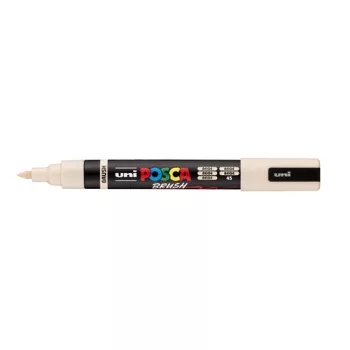 Posca filc, Ecset hegyű, 1-4 mm vastag filc, UNI POSCA PCBR - Bézs 45