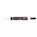   Posca filc, Ecset hegyű, 1-4 mm vastag filc, UNI Posca PC-5BR - Fehér 01