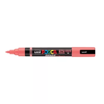 Posca filc, Ecset hegyű, 1-4 mm vastag filc, UNI POSCA PC-5BR - Korall 66