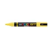 Posca filc, Ecset hegyű, 1-4 mm vastag filc, UNI Posca PC-5BR, sárga 02