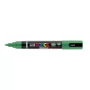 Posca filc, Ecset hegyű, 1-4 mm vastag filc, UNI Posca PC-5BR, zöld 06
