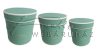 Papírdoboz készlet, 3 db-os, kerek MZÖ+fehér KO+OFU 20x20cm a legnagyobb Papírdoboz készlet, 3 db-os, kerek MZÖ+fehér KO+OFU 20x20cm a legnagyobb