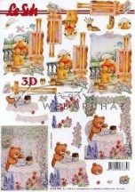 Teázó Mackó, Festő Mackó, Fázisos 3D