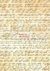 Transzparens papír - Antik- Barna Kézírás Transzparens papír - Antik- Barna Kézírás