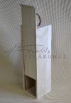 Italtartó, bortartó natúr fából, elhúzható előlappal, 35x11x10cm Italtartó, bortartó natúr fából, elhúzható előlappal, 35x11x10cm