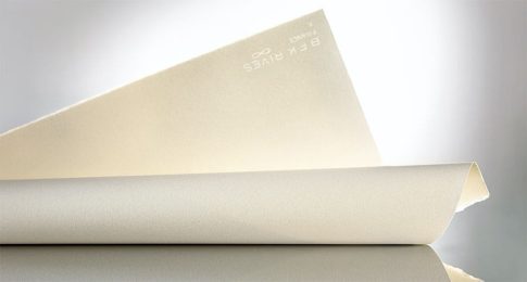 Velin BFK Rives ARCHES savmentes nyomópapír 100 % pamutból, 280 gr, hagyományos technikával készült, sima - fehér, 56 x 76 cm