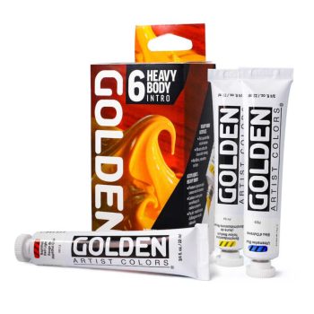 Színkészlet Golden Heavy body Intro set 6x22ml