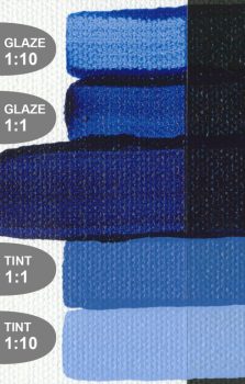 Akril Golden Fluid 118ml – 2005 Antrachinon kék