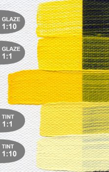 Akril Golden Fluid 118ml – 2008 Közép Benzimidazolon sárga