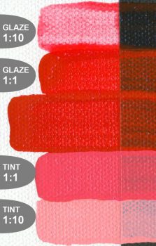 Akril Golden Fluid 30ml – 2210 Világos naftol vörös