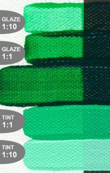 Akril Golden Fluid 118ml – 2275 Ftalo zöld (sárga árnyalatú)