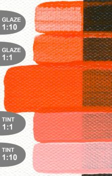 Akril Golden Fluid 30ml – 2403 Vat Orange