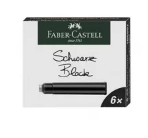 Tintapatronok fekete Faber-Castell