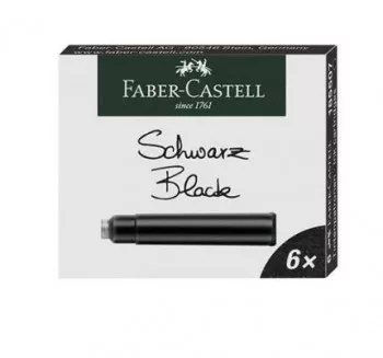 Tintapatronok fekete Faber-Castell Tintapatronok fekete Faber-Castell