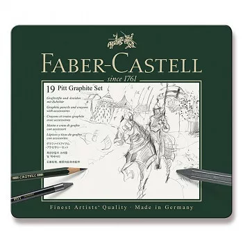 Rajzkészlet Faber-Castell Pitt 19 db