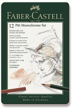 Rajzkészlet Faber-Castell Pitt 12 db