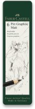 Ceruzakészlet Faber-Castell Graphite matt - 6 db