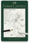 Rajzkészlet Faber-Castell Graphite Matt 11 db
