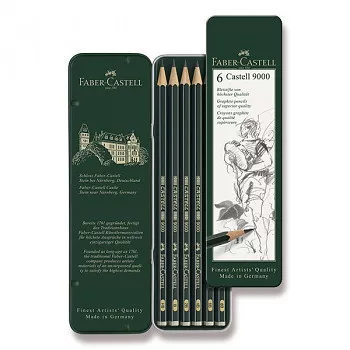 Ceruzakészlet Faber-Castell 6 db dobozban