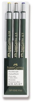 Mikroceruza készlet Faber Castell TK Fine 3 db