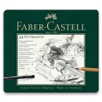 Rajzkészlet Faber-Castell Charcoal 24 db