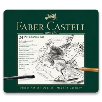 Rajzkészlet Faber-Castell Charcoal 24 db