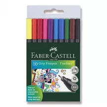 Színes jelölők Faber-Castell Grip 10 db
