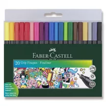 Színes jelölők Faber-Castell Grip 20 db