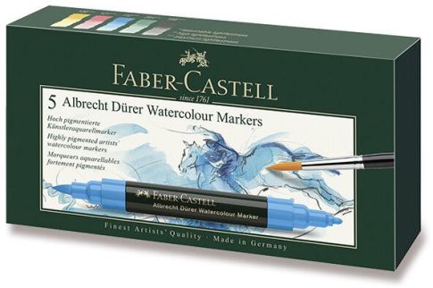 Akvarell jelölők készlet Faber-Castell 5 db