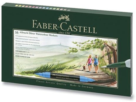 Ajándék akvarell jelölők készlet Faber-Castell 16 db