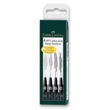 Jelölő készlet Faber-Castell Pitt 4 db