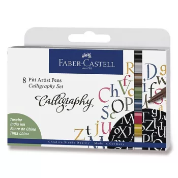 Set of markers Faber-Castell 8 pcs Calligraphy