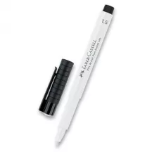 Thin marker Faber-Castell fehér