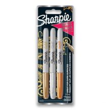 Sharpie permanent marker set 3pcs - metallic colors