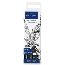 marker set Faber-Castell 4 pcs Comic black