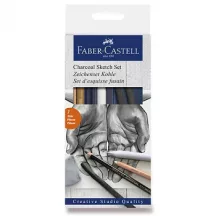 Drawing set Faber-Castell szénszürke