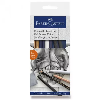 Drawing set Faber-Castell szénszürke