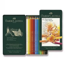 Coloured pencils Polychromos 12 pcs Faber-Castell