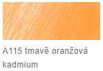   Színes ceruza Faber-Castell Polychromos – 115 sötét kadmium narancs