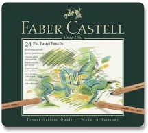 Művészpasztellek készlete Faber-Castell dobozban 24 db