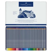 akvarell set coloured pencils Goldfaber 36pcs