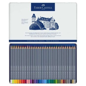 akvarell set coloured pencils Goldfaber 36pcs