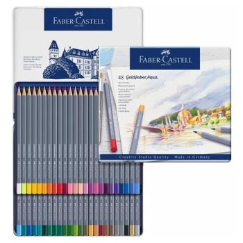 akvarell set coloured pencils Goldfaber 48pcs