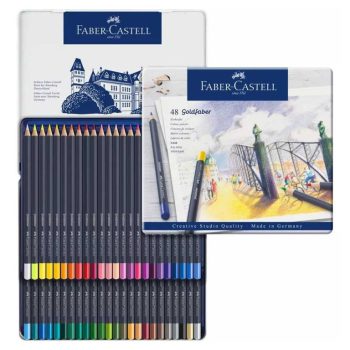 Set of coloured pencils Goldfaber art brushes 48pcs