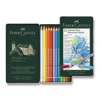 akvarell coloured pencils Faber-Castell 12 pcs Albrecht Dürer